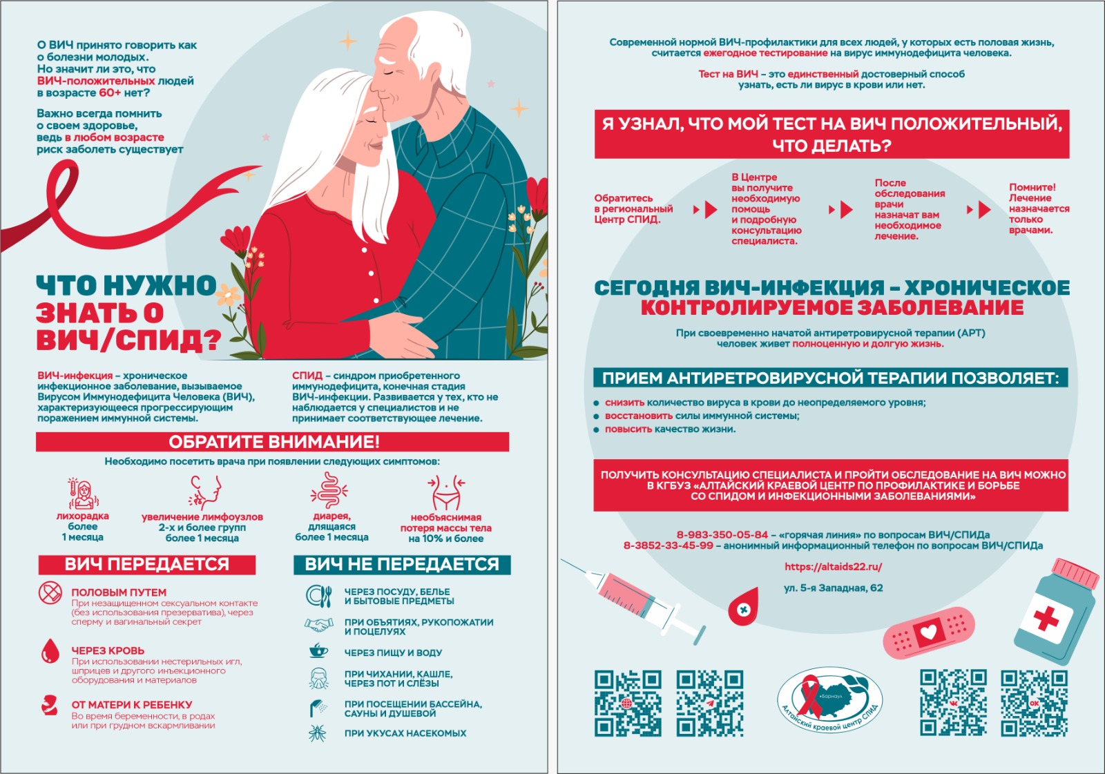 Профилактика ВИЧ и гепатитов В и С 60+: здоровье – это наследие 